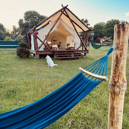 Wioska Szczescia - Glamping Nad Morzem - Romantyczny Urlop Blisko Natury Luksusowy namiot