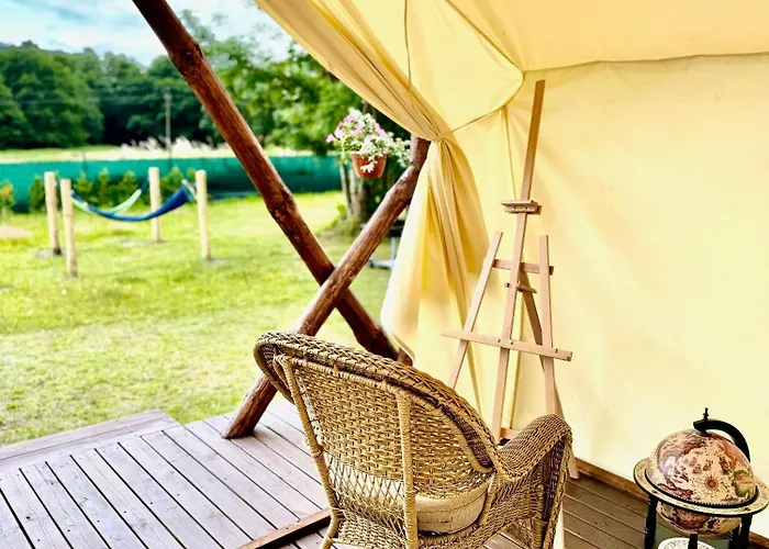 Luxusní stan Wioska Szczescia - Glamping Nad Morzem - Romantyczny Urlop Blisko Natury