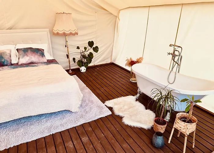 Luxusní stan Wioska Szczescia - Glamping Nad Morzem - Romantyczny Urlop Blisko Natury